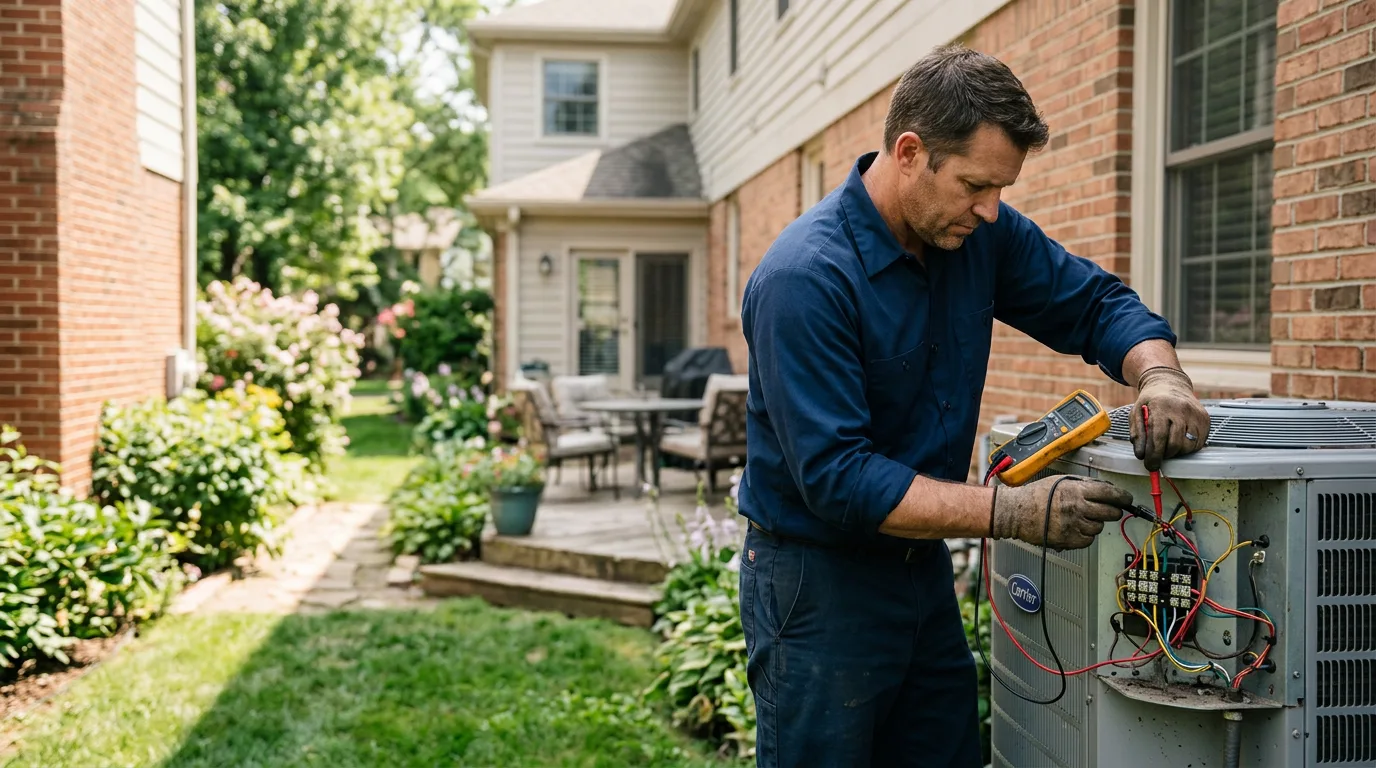 HVAC technician working near Lenox, MO